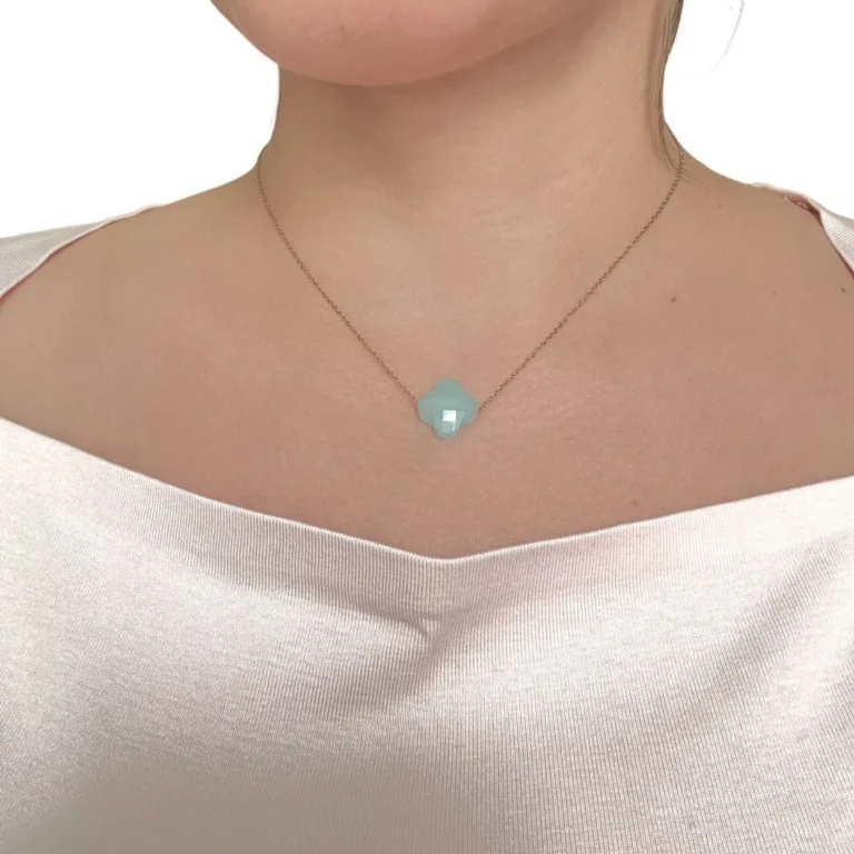 Pendentif pierre naturelle translucide