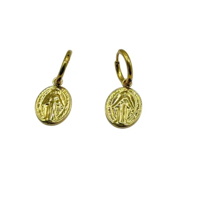 Boucles Médaillon Relief