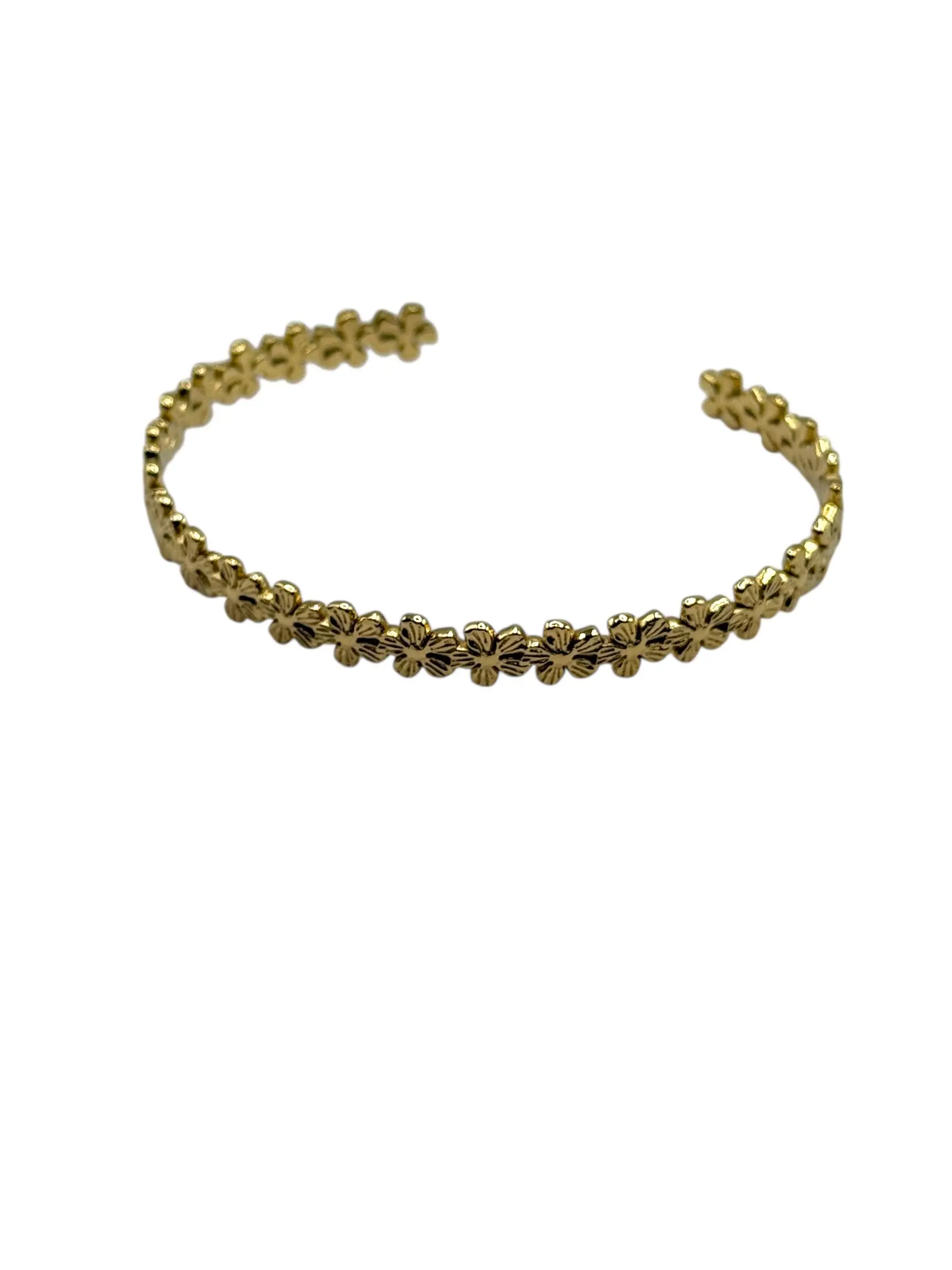 Bracelet Fleur de Luxe Dorée 1 Bracelet Fleur de Luxe Doree