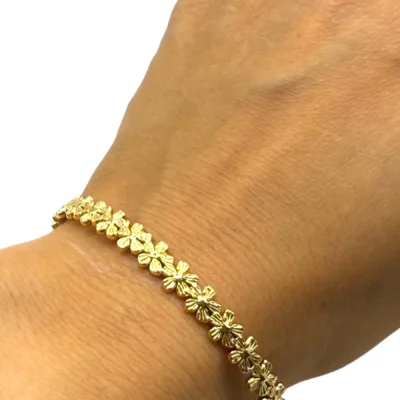 Bracelet Fleur de Luxe Doree