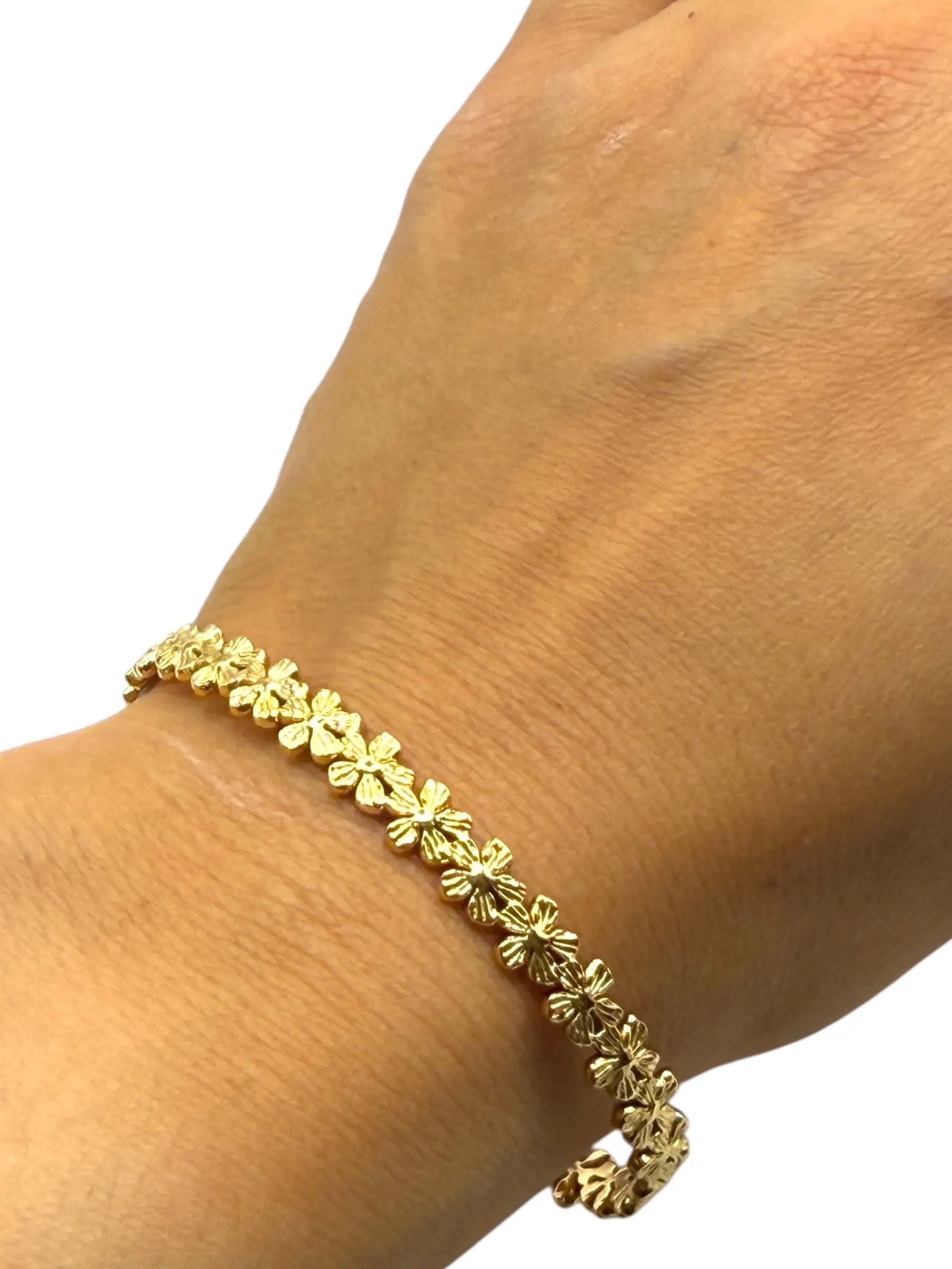 Bracelet Fleur de Luxe Dorée 2 Bracelet Fleur de Luxe Doree