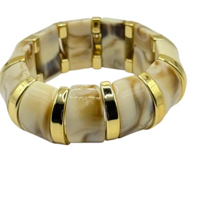 Bracelet Ivoire Mystique Doré