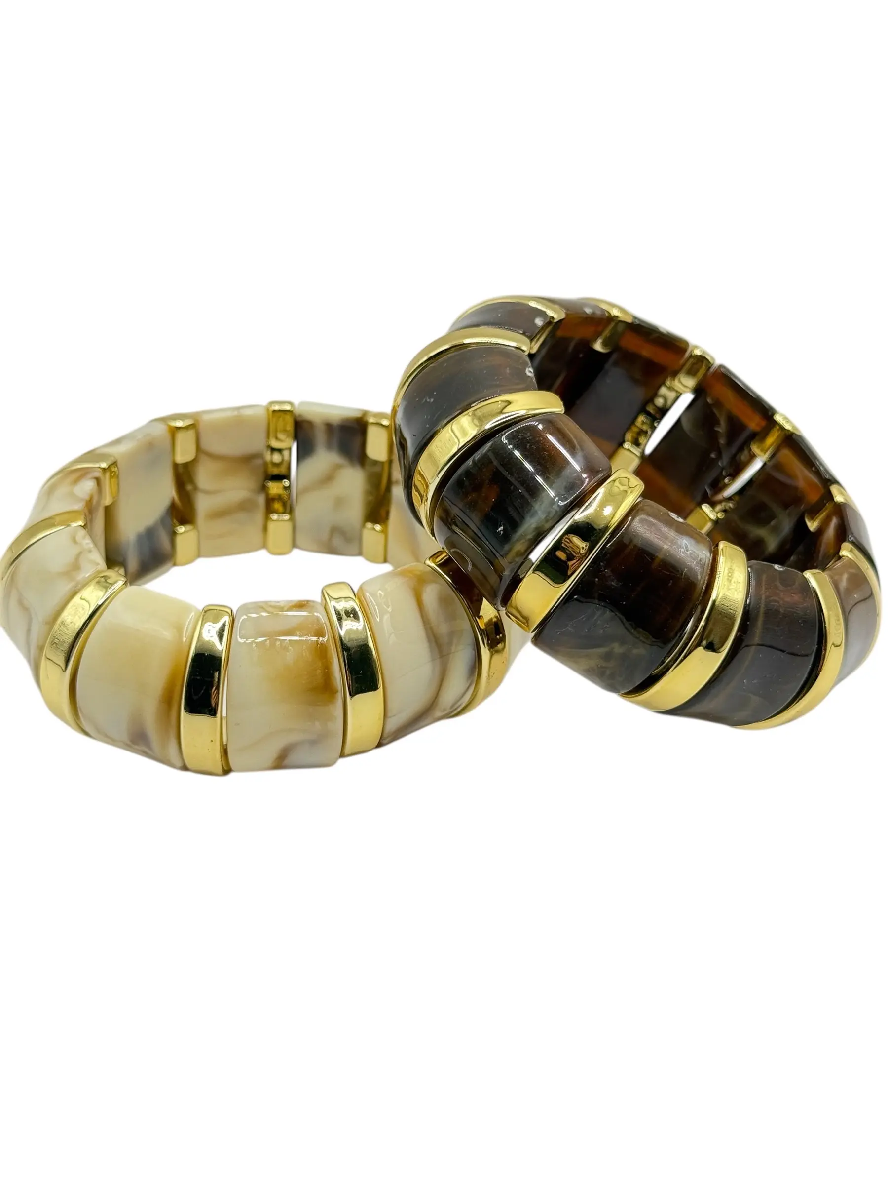 Bracelet Ivoire Mystique Doré 3 Bracelet Ivoire Terre Signature