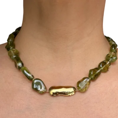 Collier Olive Dorée Collier Olive Doree
