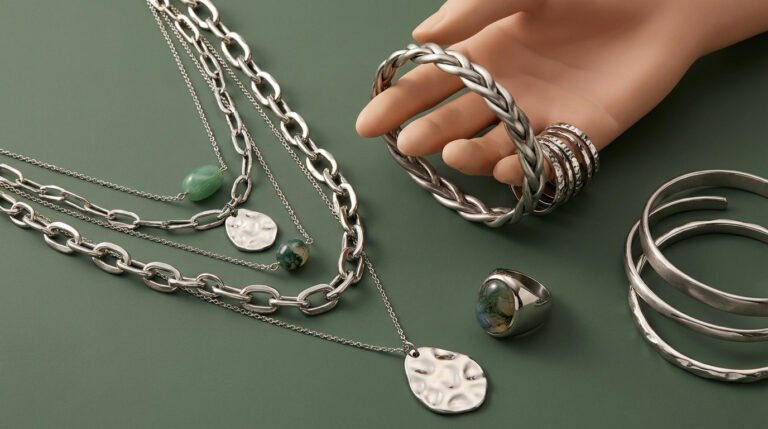 Bijoux tendance 2026 : le mix acier qui donne le ton