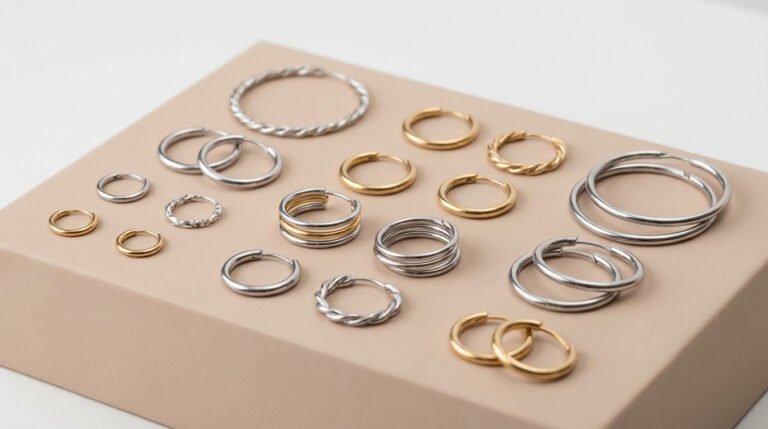 Créoles acier inoxydable : brillez sans fin