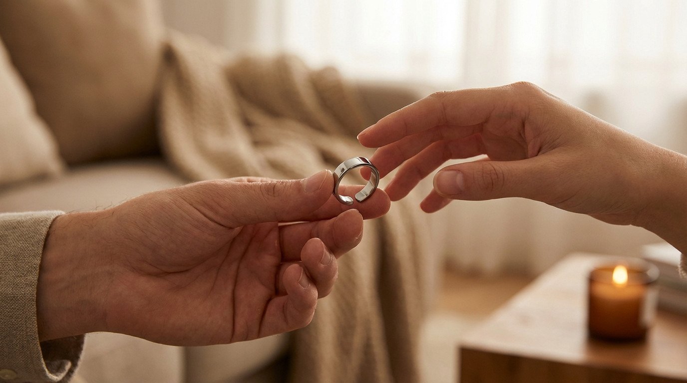 Bague ajustable acier inoxydable : le bijou zéro stress 1 modern adjustable ring gifting