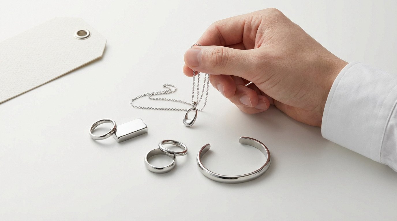 Savoir si un bijou est en acier inoxydable : 5 tests 💎 1 stainless steel jewelry quality and craftsmanship