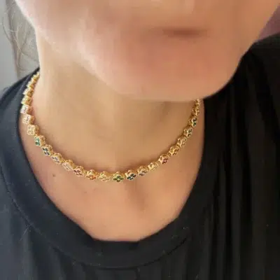 Collier Kaleidoscope Fleur