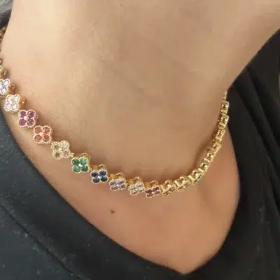 Collier Kaleidoscope Fleur