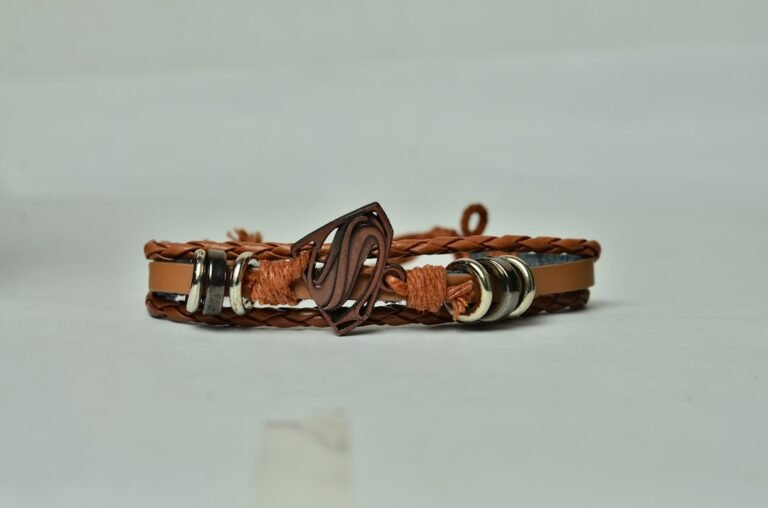 leather bracelet man