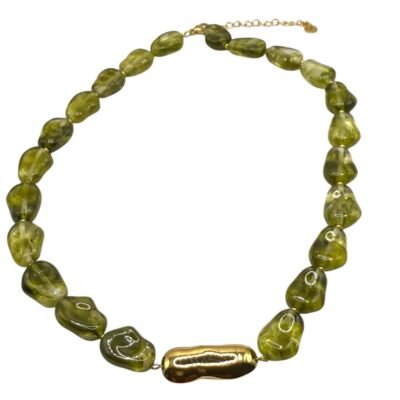 Collier Olive Dorée