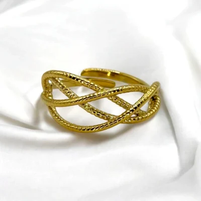 Bague Liens Dorée