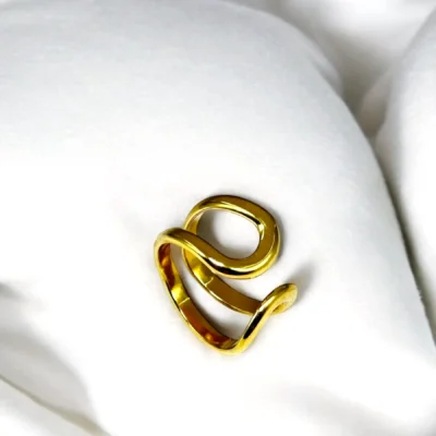 Bague Ondulante Ouverte
