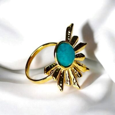 Bague Soleil Pierre Turquoise