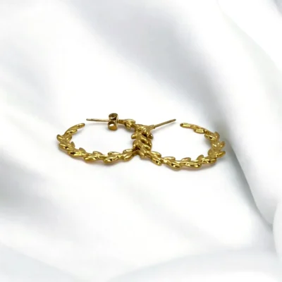 Boucles d'Oreilles Feuilles Élégantes