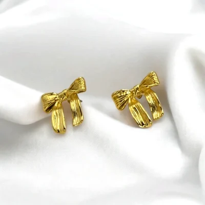 Boucles Nœud Doré Raffiné
