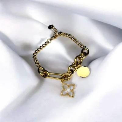 Bracelet Chaîne et Breloques