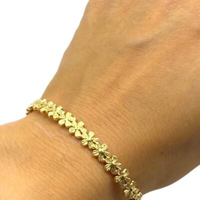 Bracelet Fleur de Luxe Dorée