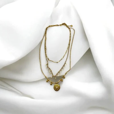 Collier Perles Multirang