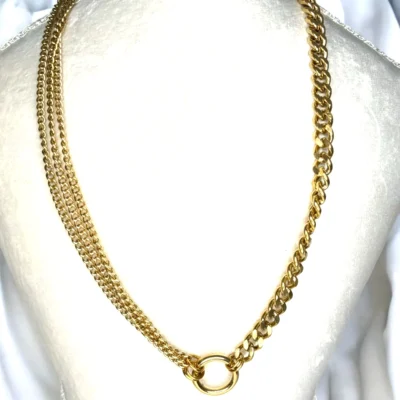 Collier Pendentif Cercle Raffiné