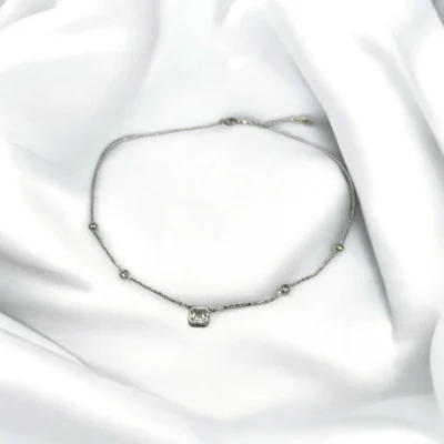 Collier Trèfle Argenté